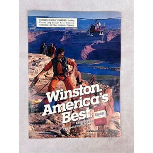 Vintage Winston Cigarettes 1984 Magazine Ad